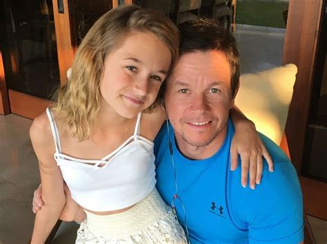 mark wahlberg and daughter